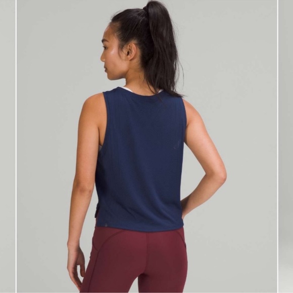 Lululemon Train to Be sleeveless Tank top Night Sea Blue 12 - Picture 2 of 10